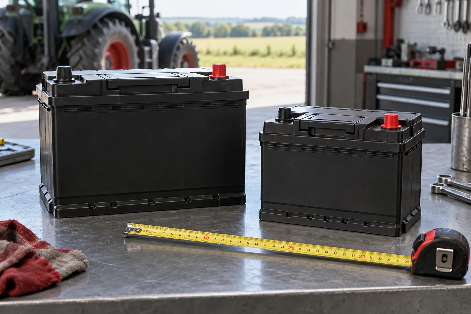 Illustration : Batterie de tracteur : choisir la bonne référence pour un remplacement