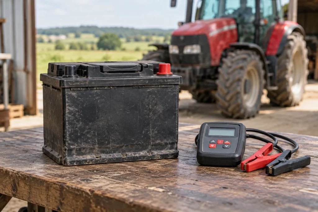 Illustration : Durée de vie d’une batterie de tracteur : quand la remplacer ?