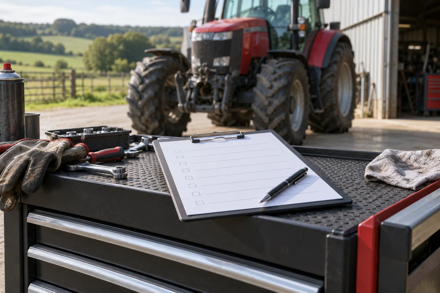 Illustration : Fiche de suivi d’entretien du tracteur à télécharger